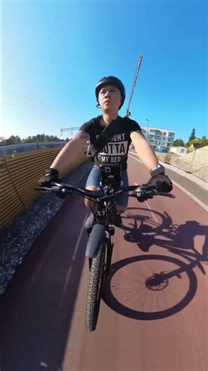 Biking time using ky insta 360 X3 camera