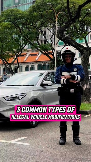 All you gotta do is avoid illegally modifying your vehicle for your safety and others on the road. 🚙❌ For more info on vehicle modifications ➡️ https://go.gov.sg/n1qls9 | Land Transport Authority – We Keep Your World Moving