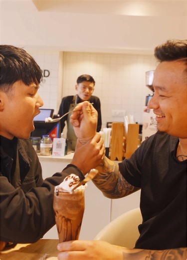 Normalize Bromance. Happy Valentines Day! Let’s normalize showing love and appreciation to our friends too. 🤙🏻 . #himalayanjava #valentinesday