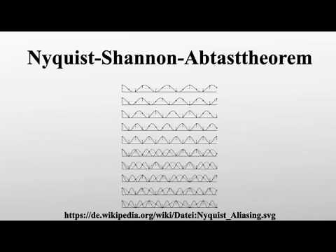 Nyquist-Shannon-Abtasttheorem