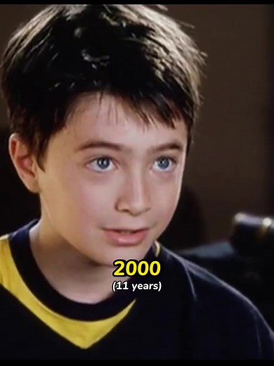 Daniel radcliffe over the years #danielradcliffe #90s #00s #evolutionchallenge #harrypotter