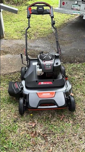 Echo 30” push mower #echo #mowing