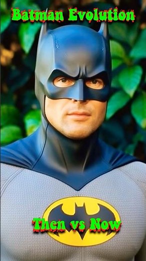 Then vs Now | Batman Evolution #batman #superhero #dccomics #hollywood