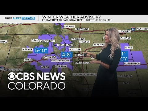 More snow and wind coming for Denver and Colorado's high country