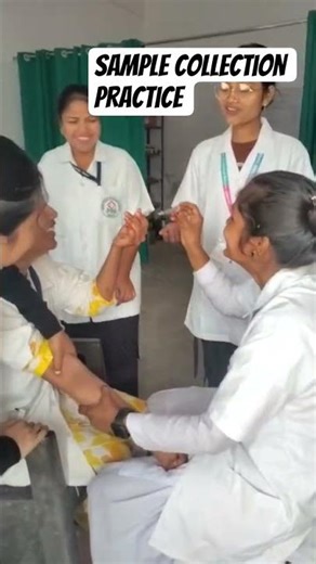 sample collection practice class for nursing students