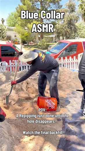 Finish the job with us. #asmr #plumbing #repipe #bts #bluecollar | Plumbing