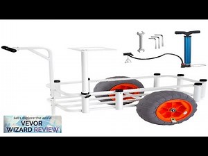 VEVOR Beach Fishing Cart 350 lbs Load Capacity Fish and Marine Cart Review
