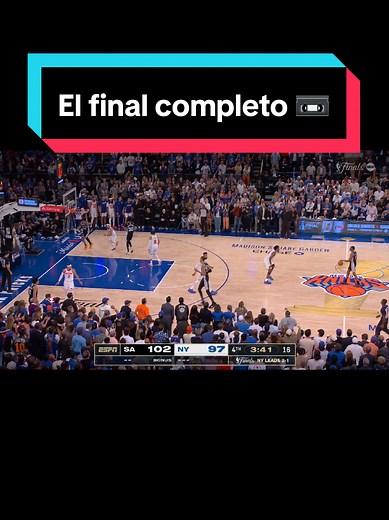 Minutos finales Juego 4 Spurs vs Knicks: el final completo