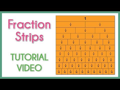 Fraction Strips - Understanding fractions in simple way | Math tutorial Videos |STEM Videos