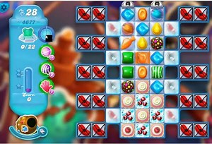 Tips and Walkthrough: Candy Crush Soda Level 4677