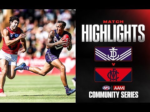 Fremantle v Melbourne Highlights | AAMI Community Series, 2025 | AFL