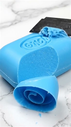 Pastel Soap Spiral Carving — Satisfying Loop