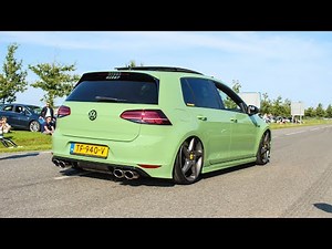 Modified Volkswagen GOLF 7 GTI/R Compilation | Launch Controls, Crackles, Accelerations, ...