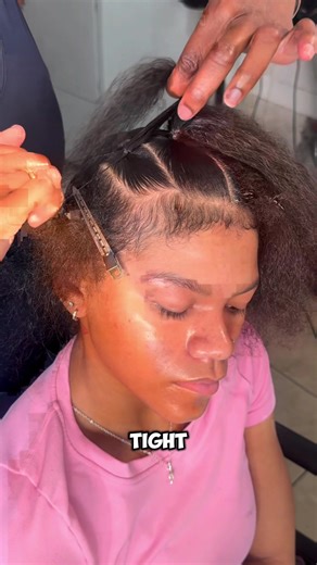 This braider's thread trick is WILD! 🤯 #braids #hairhacks #stitchbraids | The Legend Barber