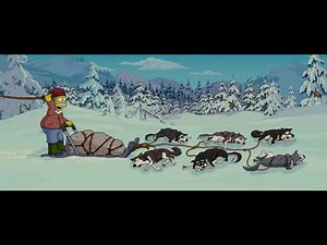 The Simpsons Movie - Whipping Dogs Sledding Scene