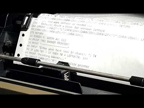 You Forgot This SOUND… Dot Matrix Printer