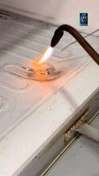 Fridge freezer silver solder #shorts