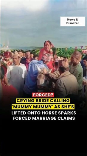 Bride Crying at Her Own Wedding — Consent or Compulsion? #viralvideo #shorts