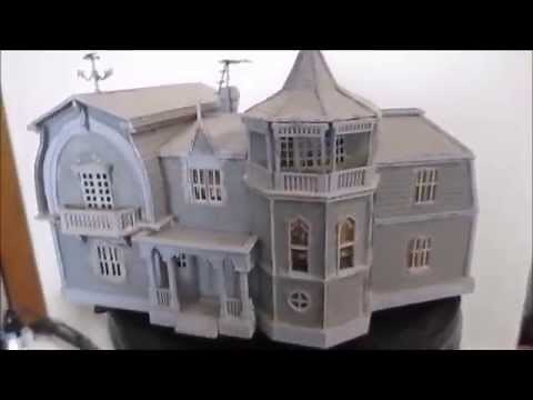 Munsters House Mansion Model Kit Build Up Built Haunted Moebius Munster Monster