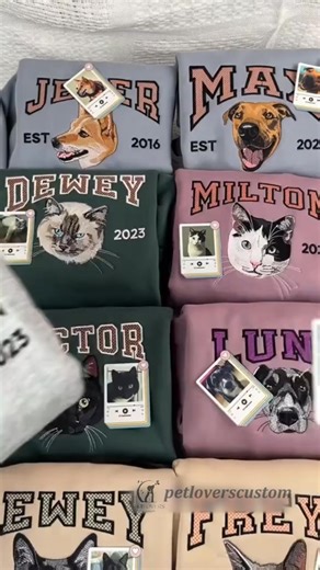 Send your photo, receive a magical embroidered pet portrait on clothing — it’s that simple! 🐶🐾✨ Custom options: choose T-shirt or sweatshirt, pick sizes, and we’ll translate your pet photo into embroidery. 📷🧵 Quality you can feel: soft fabrics, precise stitching, and vibrant detail. 🧥🎨 Ideal gift: for pet parents, birthdays, holidays, or just-because moments. 🎁🐕🐈 Order your personalized pet portrait wear today — fast shipping. 🛒💳https://bit.ly/4mWknfY | Pet Lovers Embroidery