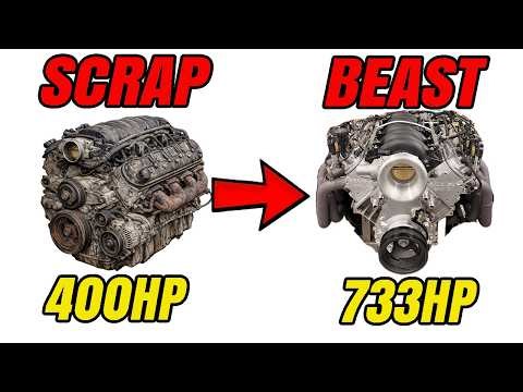 733HP 6.2L L92 LS Engine Build (Junkyard to Race Ready)