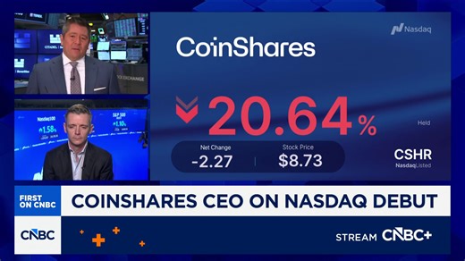 CoinShares begins trading on Nasdaq through SPAC merger