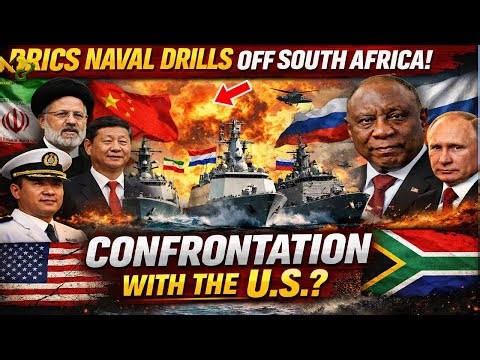 GLOBAL SHOCK! BRICS Warships Mass in South Africa — A Message to Washington?