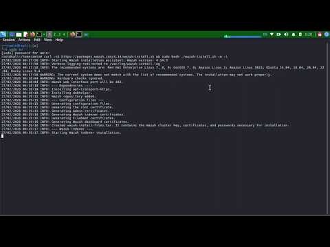 wazuh installation process