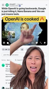 8.5K views · 71 reactions | OpenAI vs Gemini? Who are you rooting for!? Drop your vote in the comments  Also forgot to mention Google’s NotebookLM. Claude Code still superior for coding and technical tasks though. Will be interesting if Firebase Studio continues to improve to compete against vibe code tools. #ai #google #openai #techtok #sabrinaramonov cc:sabrina_ramonov | AI Mastery | Facebook