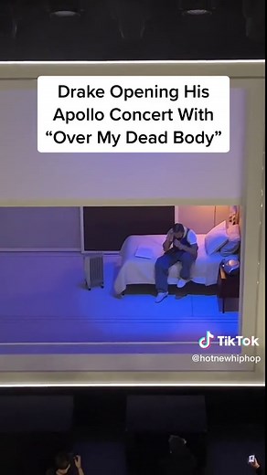 #Drake opened his concert at #TheApollo with “Over My Dead Body” 😮‍💨🔥