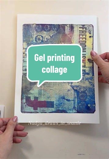 Creative Gel Printing Collage Techniques to Try