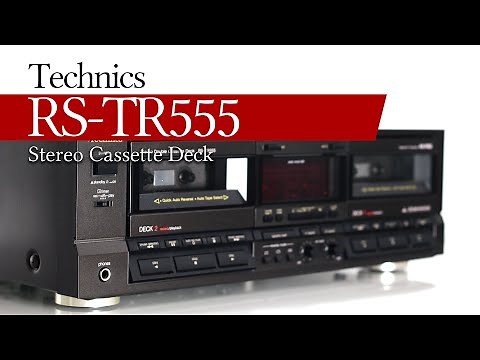 Technics RS-TR555 Double Cassette Deck