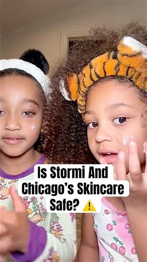 Is Stormi’s And Chicago’s Skincare Safe? #shorts #stormiwebster #chicagowest