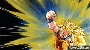 SS3 Goku Kills Hirudegarn !!!!!!!!!!!!!!!!!!!!!!!!!!! on Make a GIF