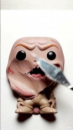 ASMR Funko Pop Demogorgon Squash & Spread | Hyper-Realistic Texture Magic #asmr #funko #demogorgon