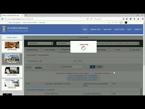 Filing Number search - District Court Services
