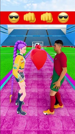 Rumi Georgina VS Ronaldo New Kiss or Save Run 😍😍👄👄😎😎 #funny #rumi