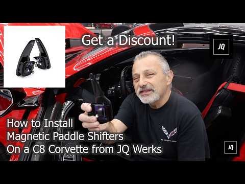 How to Install Magnetic Paddle Shifters from JQ Werks on a C8 Corvette Get Your Now and Save Money