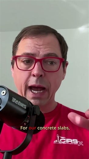 Concrete takes 1-2 years to fully dry #buildingscience #buildingmaterials #healthyhome