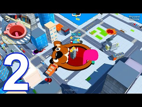 Hole.io - Gameplay Walkthrough Part 2 New Update New Levels (iOS, Android)