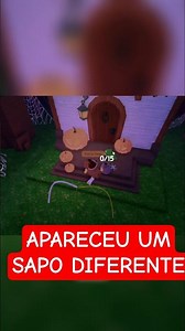 APARECEU UM SAPO DIFERENTE - 99 noites na floresta #roblox