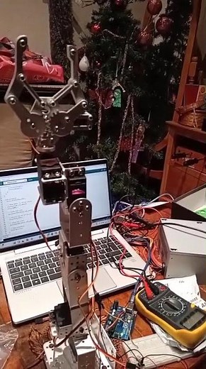6DOF Kinematics & Pick-and-Place Robotic Arm with MG996R & Arduino