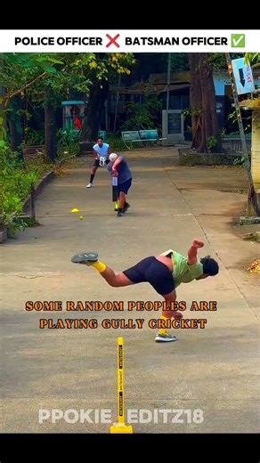 The Batsman Officer 🏏 #cricket #shorts #viratkohli #gullycricket