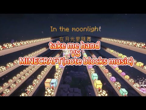 take me hand But it's MINECRAFT(note blocks music)#minecraft