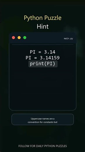 A Simple Python Trick You Should Know! | Interview Puzzle Challenge | YouTube Shorts #logicpuzzle