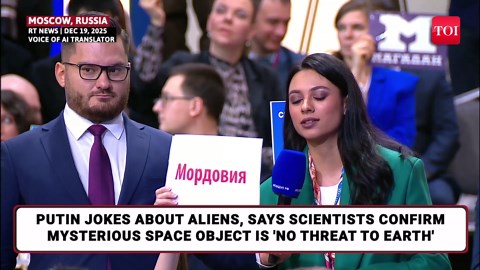 'I'll wink later': Putin quips about 'secret weapons' after viral alien question | Watch rare moment