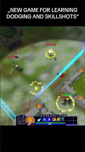 Insane training to learn how dodge skillshot and hit skillshots… 😍 Name: Skillgap #leagueoflegends