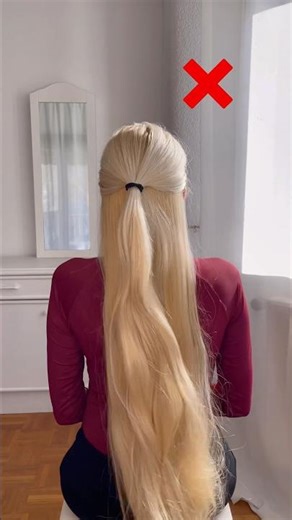 Einfaches Frisuren Tutorial 💕 #halfuphalfdownhairstyle #braidedhairstyles #easyhairstyle