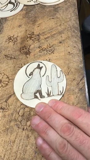 Wolf Pyrography wood burning! #PassionateCollective | Passionate Collective