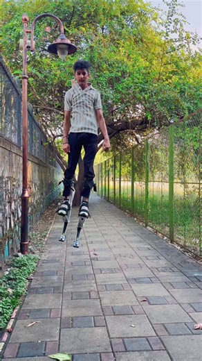 Yash on Instagram: "Day 16 jumping stilts 🤗#insta"